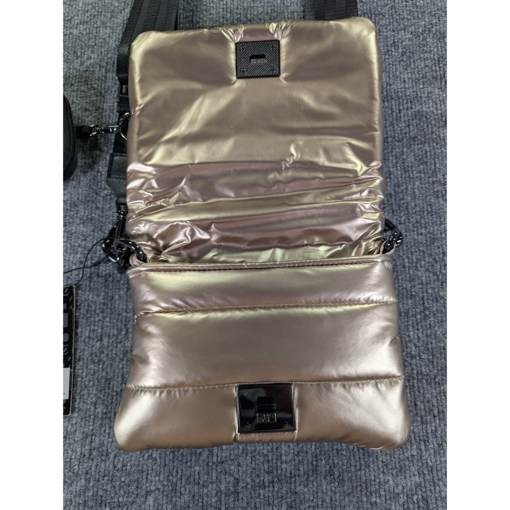 NEW! THINK ROYLN Downtown Crosswalk Crossbody Bag Pearl Cashmere Gold - Picture 8 of 14